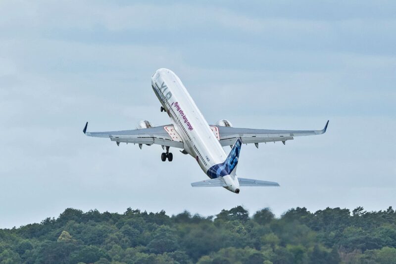 A321XLR em Farnborough 2024