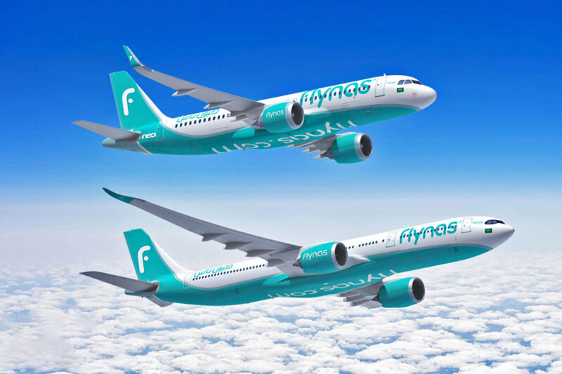 A flynas assinou um pré-acordo para 90 jatos da Airbus