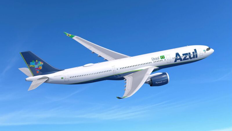 A Azul receberá sete novo A330neo a partir de 2025