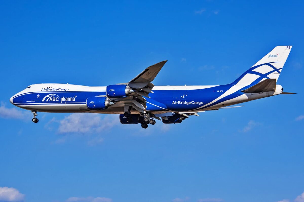 Os três 747-8F que a Atlas Air alugou voavam pela AirBridgeCargo, da Rússia (N509FZ)