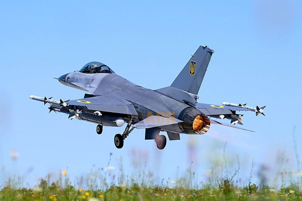 Caça F-16 da Ucrânia