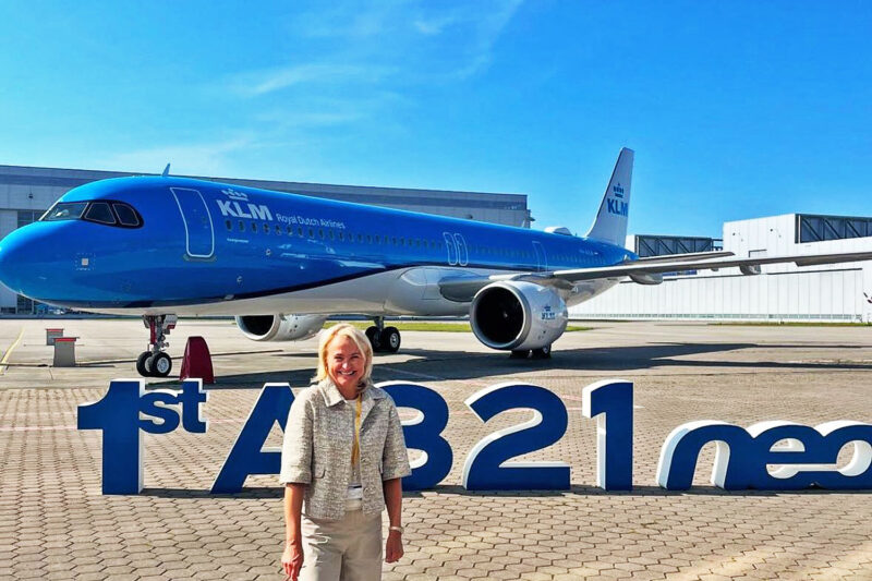 O primeiro A321neo da KLM e sua CEO