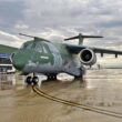 O KC-390 da Embraer na base aérea mexicana (Aviaton Mex)