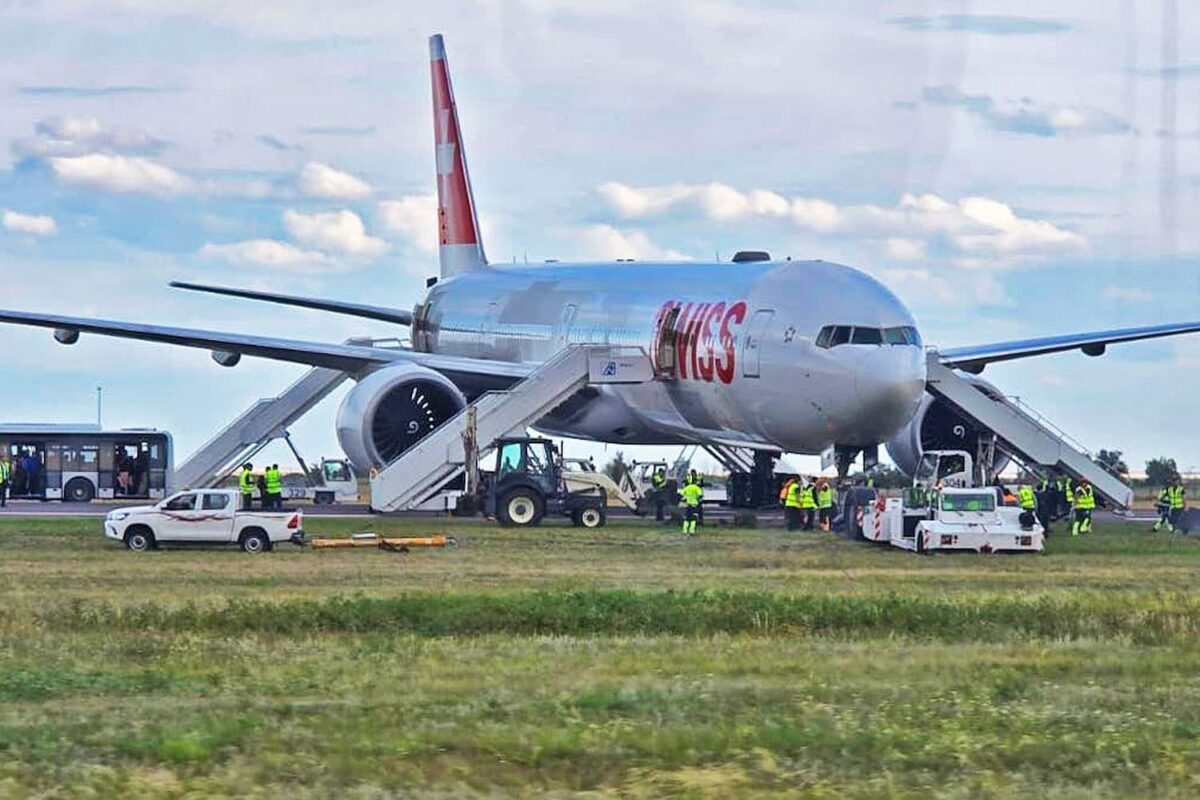 Passageiros da Swiss iriam seguir viagem com um Boeing 777 da Austrian Airlines