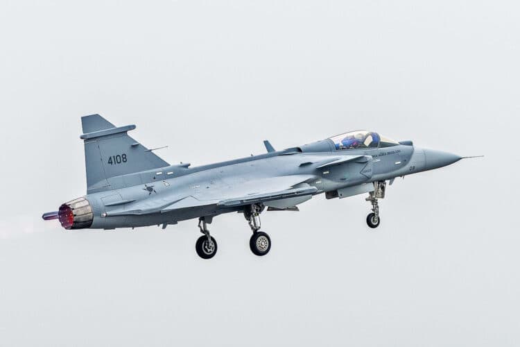 O 8º caça Gripen da FAB (Saab)