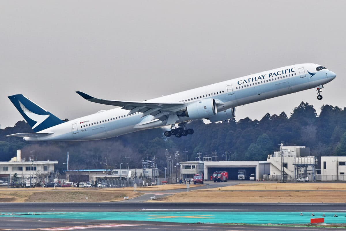 Airbus A350-1000 B-LXI da Cathay Pacific (Hawkeye UK)