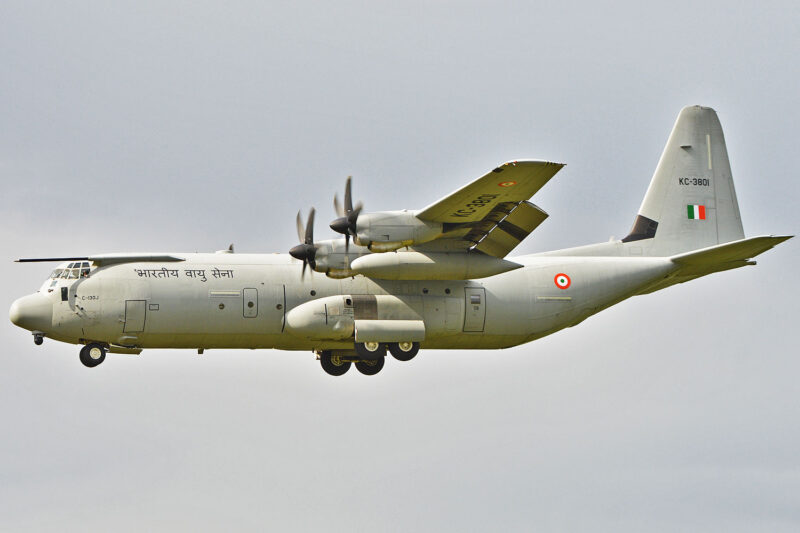 C-130J Hercules da Força Aérea Indiana (Alan Wilson)