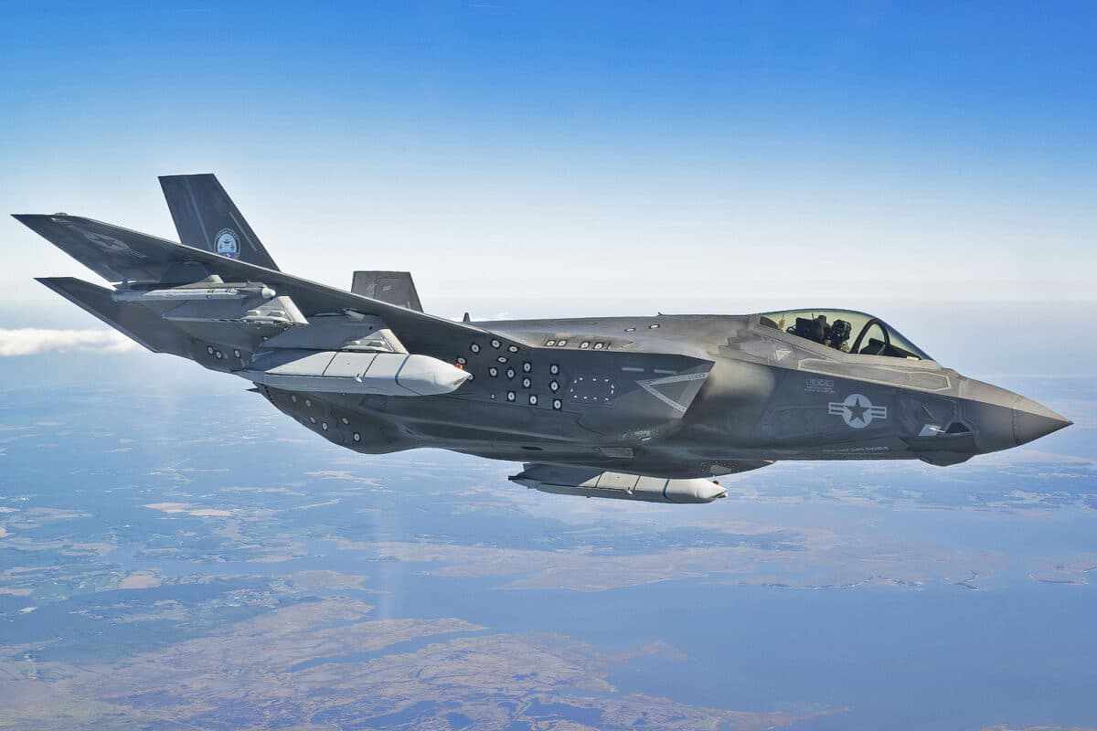 Caça F-35C da Marinha do EUA