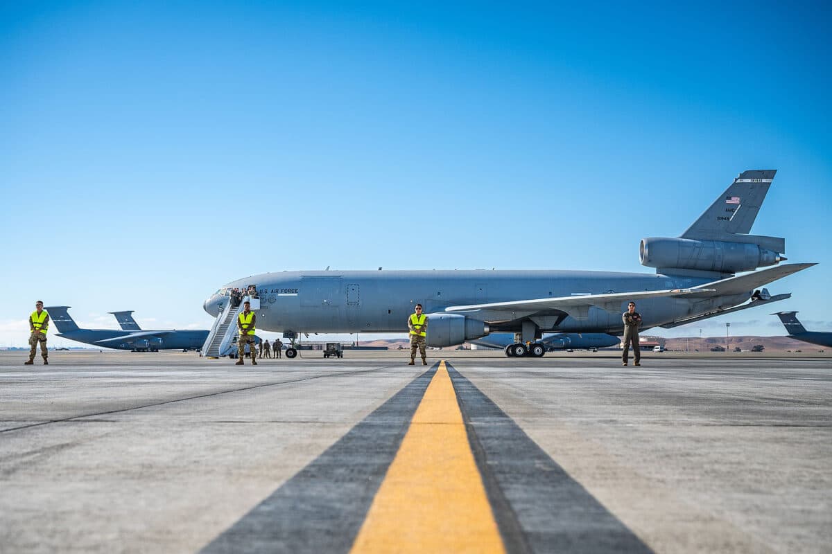 A USAF encomendou 60 KC-10 desde os anos 80