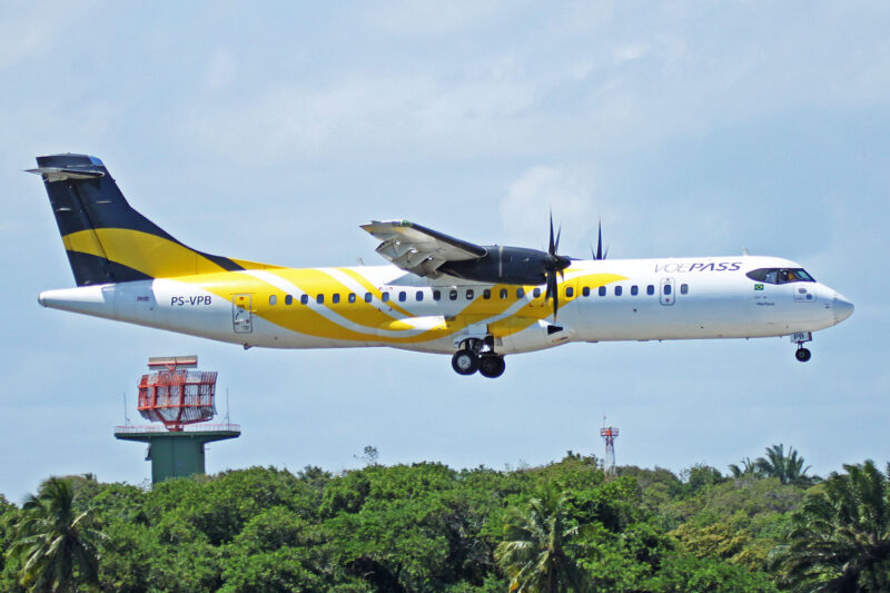 O ATR 72 da VoePass que caiu em 9 de agosto (IndiaEcho/CC)