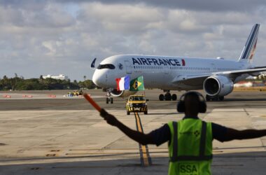 Airbus A350 da Air France no Aeroporto de Salvador (Air France)