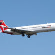 Um dos Boeing 717 que foram operados pela Qantas