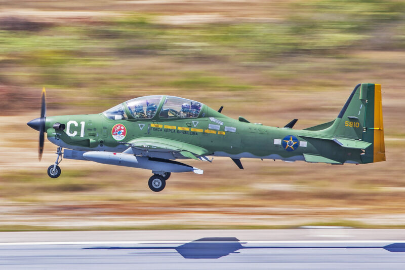 Turboélice A-29 Super Tucano (Sgt. Müller Marin/FAB)