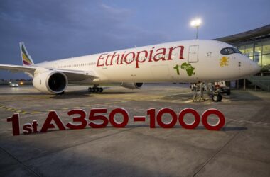 O Airbus A350-1000 da Ethiopian Airlines acomoda 395 passageiros (Airbus)