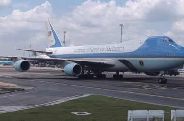 Um dos dois Air Force One em Manaus (