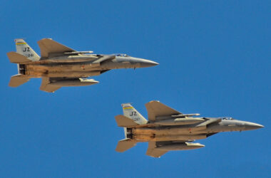 Caças F-15C da Guarda Aérea Nacional (Tomas del Coro)