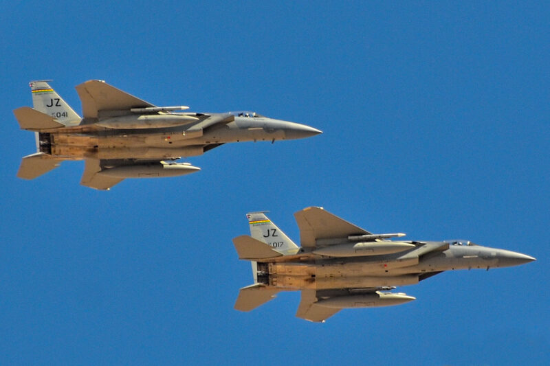 Caças F-15C da Guarda Aérea Nacional (Tomas del Coro)