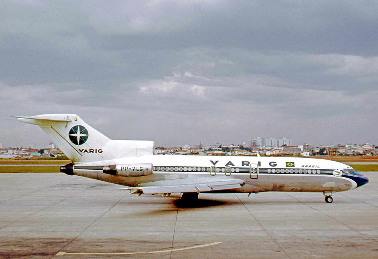 Boeing 727 da VARIG em Congonhas