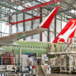 A321XLR da Qantas em montagem final na Airbus