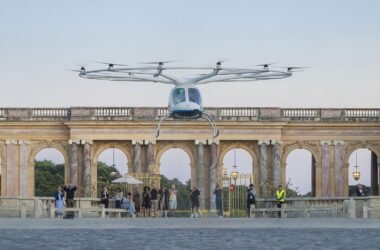 Um eVTOL 2X em Versailles, França