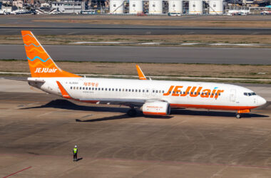 O Boeing 737-800 da Jeju Air de matrícula HL8088