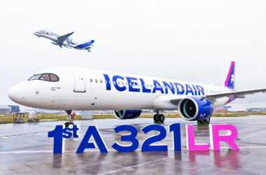 O primeiro A321LR da Icelandair