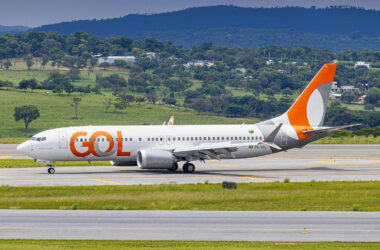 O 737 MAX 8 PS-GOL no Brasil