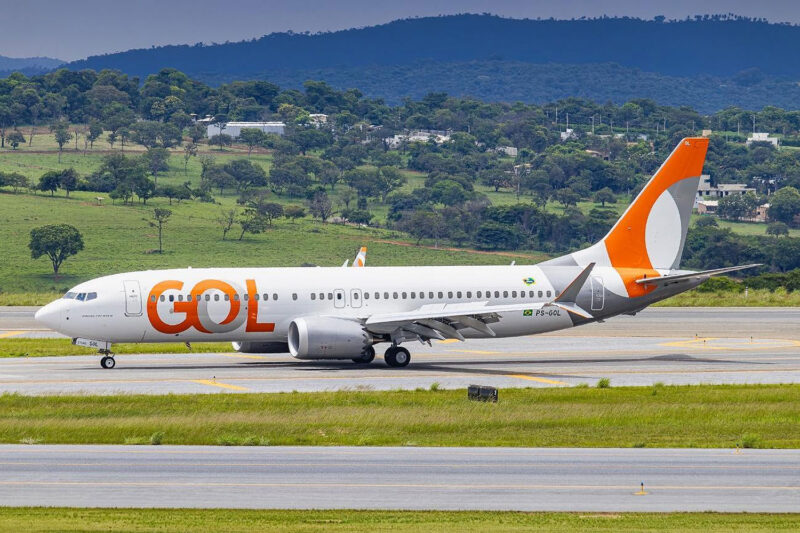 O 737 MAX 8 PS-GOL no Brasil