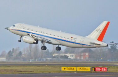 O Airbus A320 com nariz de caça Eurofighter