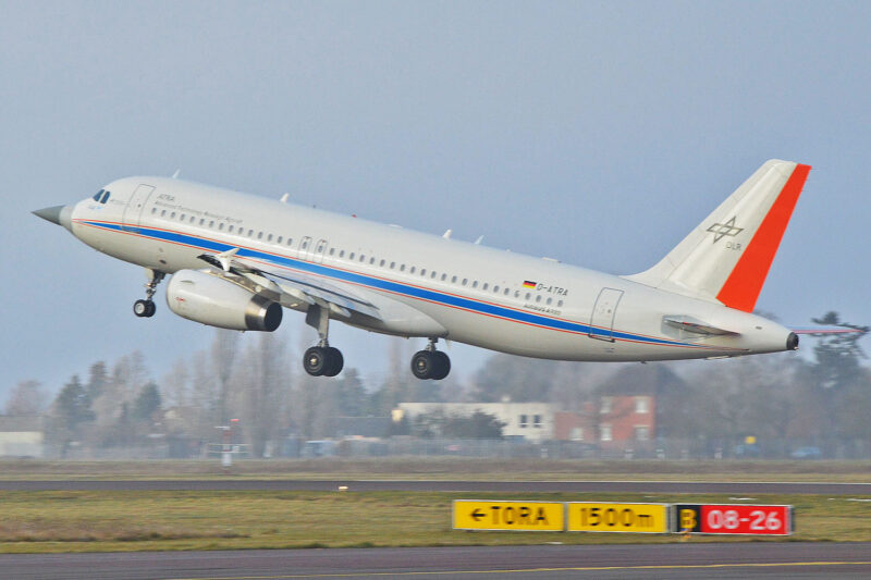 O Airbus A320 com nariz de caça Eurofighter