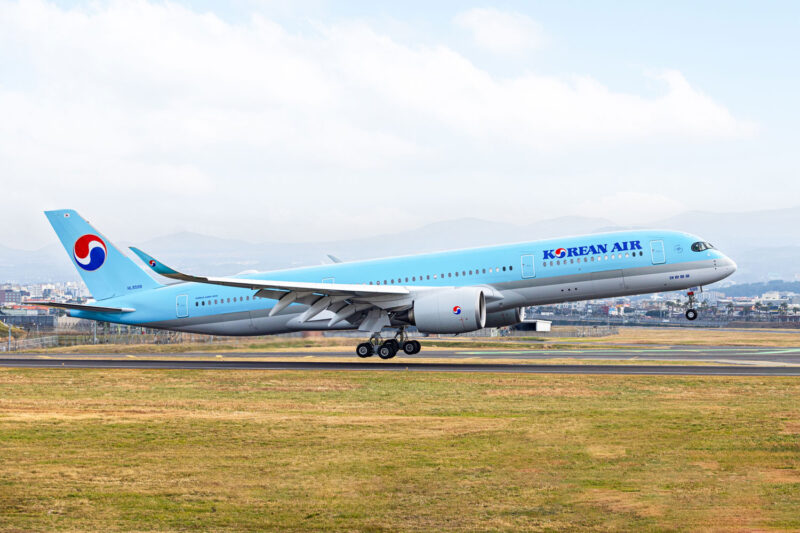 Um dos A350 recebidos pela Korean Air