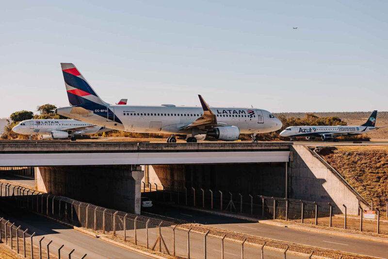 Aviões no Aeroporto de Brasília