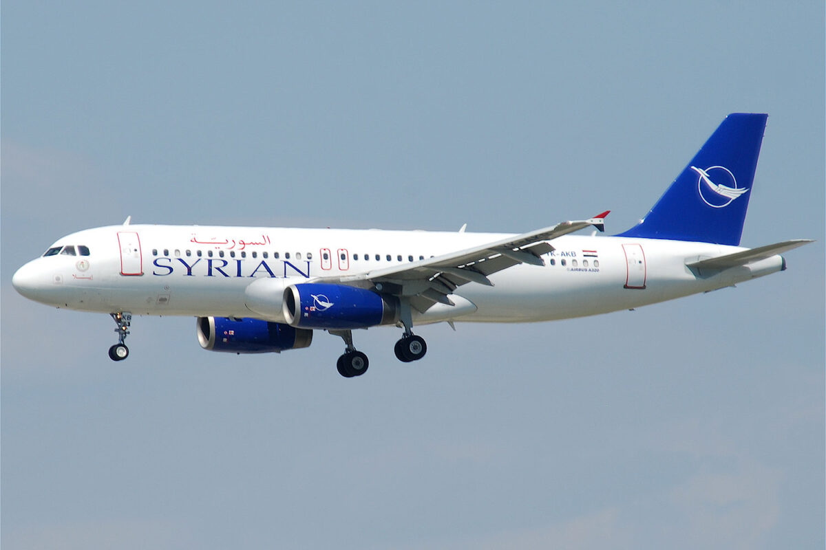 Airbus A320 da Syrian Air (Aero Icarus)