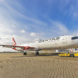 O primeiro A321XLR da Qantas já com sua pintura