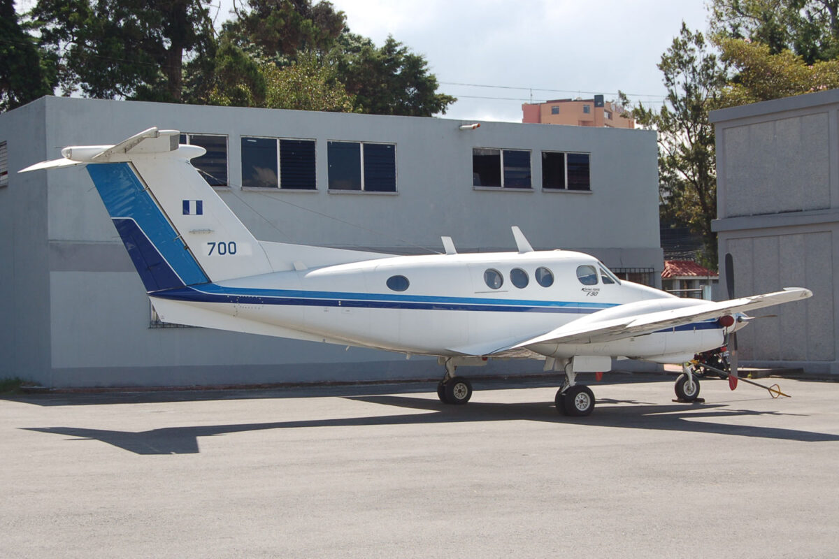 Turboélice King Air F90 similar ao avião do acidente (Alec Wilson)