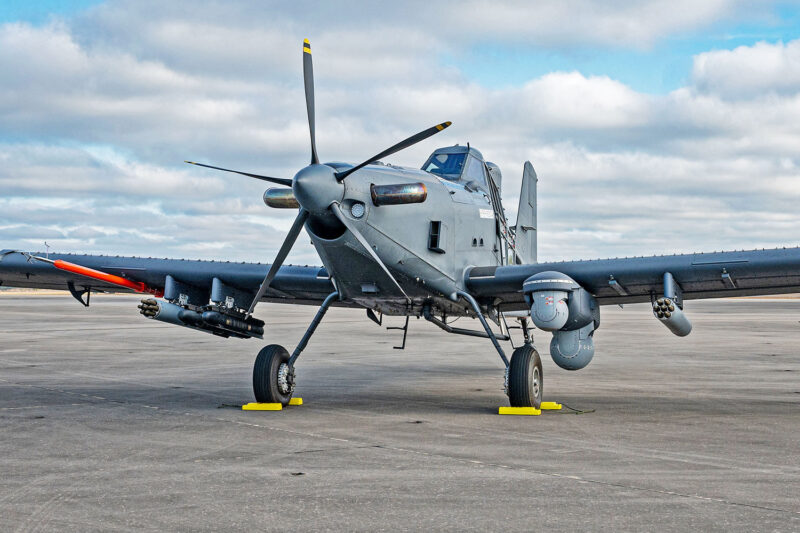 O OA-1K Skyraider II será entregue a partir das próximas semanas